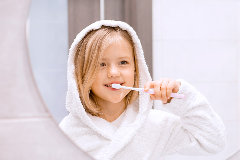 Pasta de dientes infantil con flúor